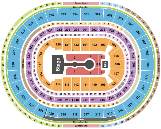 United Center Ariana Grande Seating Chart